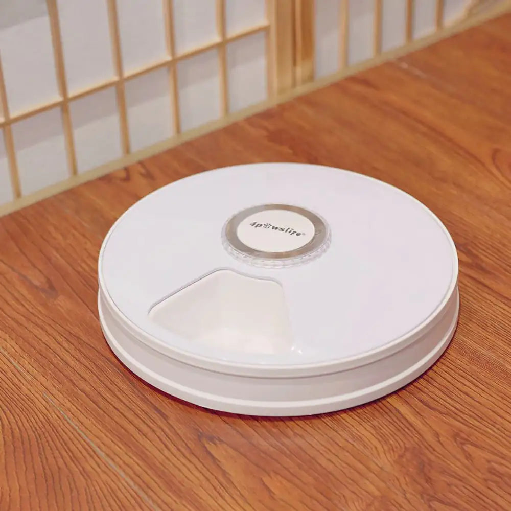 Automatic Pet Feeder with Voice Recorder and 6 Grids