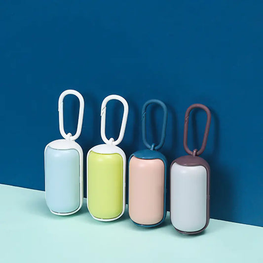 Aesthetic- portable waste bag dispenser